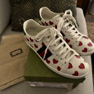 Gucci Ace Lace Up Sneaker - Size 38